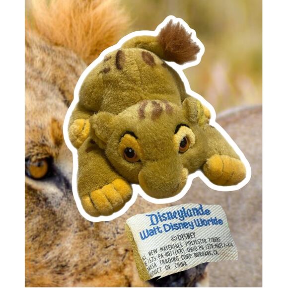 Disney | Toys | The Lion King Baby Simba Plush 8 Vintage 994 Disney ...